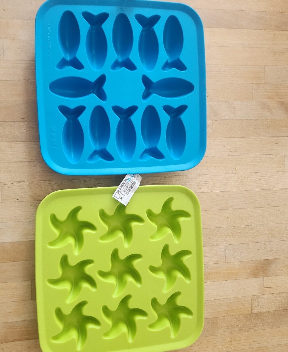Fish Ice Tray and  Star Ice Tray set.